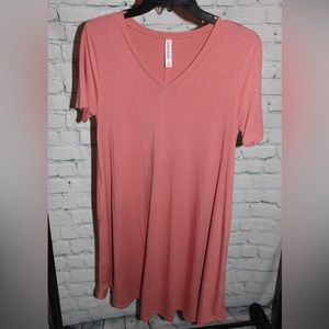 Dusty Rose Basic Dress